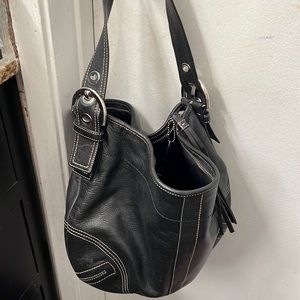 Coach leather bag